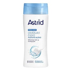 Astrid atsvaidzinošs attīrošs pieniņš normālai un kombinētai ādai Fresh Skin 200 ml cena un informācija | Sejas ādas kopšana | 220.lv