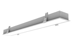 Lineārs padziļināts gaismeklis 40W, balts cena un informācija | Iebūvējamās lampas, LED paneļi | 220.lv