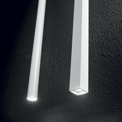 Piekarama lampa Ultrathin D100 kvadrāta Bianco 194172 цена и информация | Люстры | 220.lv