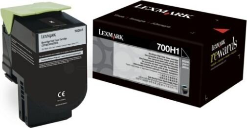 Toner Lexmark 700H1 black | 4000 pgs| CS310dn / CS310n / CS410dn / CS410dtn / CS cena un informācija | Kārtridži lāzerprinteriem | 220.lv