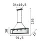 Piekarināma lampa Igor Sp4 cena un informācija | Piekaramās lampas | 220.lv