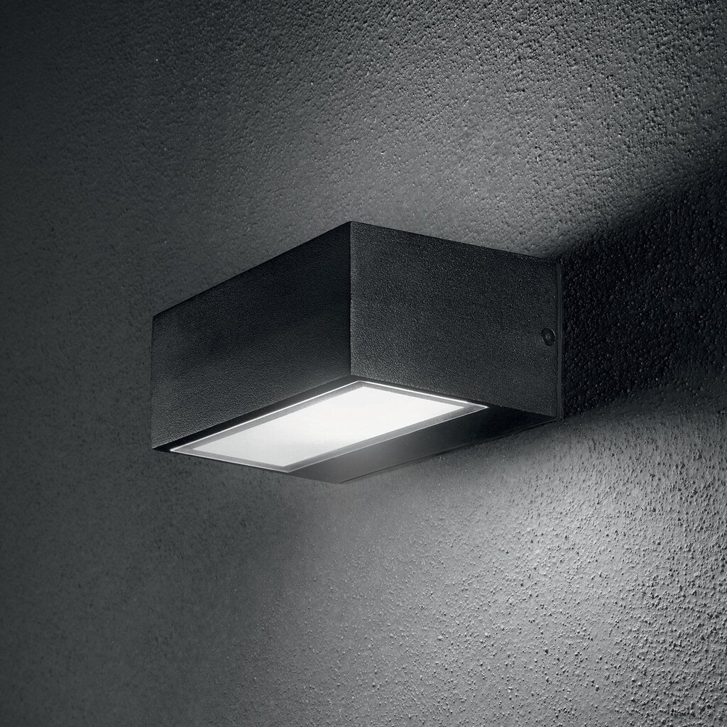 Sienas Lampa Twin Ap1 liels Nero 115375 cena un informācija | Āra apgaismojums | 220.lv