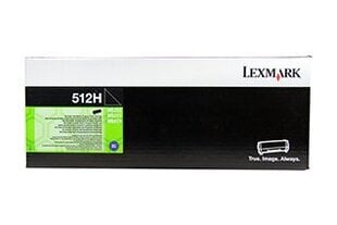 Картридж для принтера Lexmark 512H Return (51F2H00), черный цена и информация | Картриджи для лазерных принтеров | 220.lv