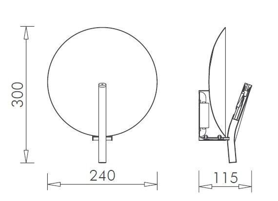 Griestu lampa JING 5W, 3000K cena un informācija | Sienas lampas | 220.lv