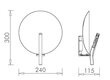 Griestu lampa JING 5W, 3000K cena un informācija | Sienas lampas | 220.lv