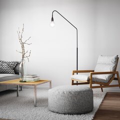 Grīdas lampa Minimal Pt1 Nero 163369 cena un informācija | Stāvlampas | 220.lv