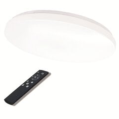 Apaļa lupīna 72W LED lampa ar bezvadu gaismas spilgtuma un gaismas spektra regulāciju цена и информация | Потолочные светильники | 220.lv