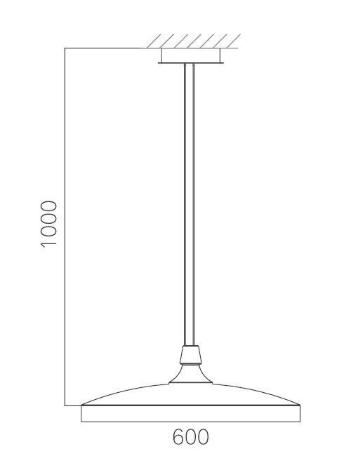 Griestu lampa JING 7W + 12W, 3000K cena un informācija | Piekaramās lampas | 220.lv