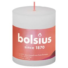 Bolsius cilindriskas sveces Shine, 6 gab., 80x68 mm, mākoņbaltas cena un informācija | Sveces un svečturi | 220.lv