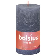 Bolsius cilindriskas sveces Shine, 6 gab., 130x68 mm, krēslas zilas цена и информация | Подсвечники, свечи | 220.lv