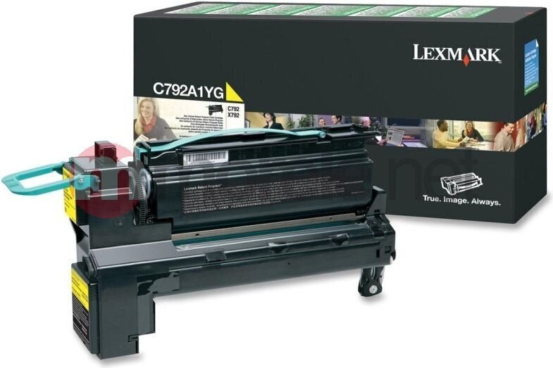 Toner Lexmark yellow | 6 000 pgs | C792 / X792 цена и информация | Kārtridži lāzerprinteriem | 220.lv