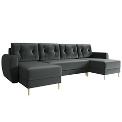 Stūra dīvāns-gulta Palermo U cena un informācija | Stūra dīvāni | 220.lv