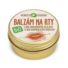 Purity Vision Caring BIO lūpu balzams ar rožu un apelsīna aromātu 12 ml cena un informācija | Lūpu krāsas, balzāmi, spīdumi, vazelīns | 220.lv