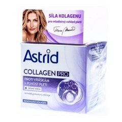 Ikdienas pretgrumbu sejas ādas krēms Astrid Daily Anti-Wrinkle Collagen Pro 50 ml цена и информация | Наносите на чистую кожу лица. Подержите около 10-15 минут и смойте водой. | 220.lv