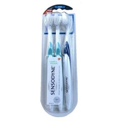 Sensodyne Toothbrush for sensitive teeth and gums Gentle Care Soft 3 pcs цена и информация | Зубные щетки, пасты | 220.lv