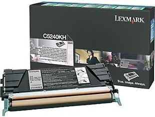 Лазерный картридж Lexmark (C5240KH), черный цена и информация | Картриджи для лазерных принтеров | 220.lv