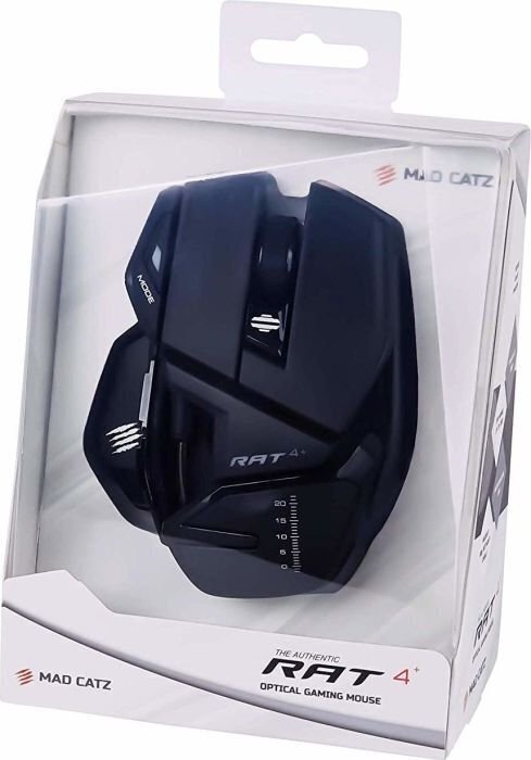 Mad Catz R.A.T. 4+, melns cena un informācija | Peles | 220.lv