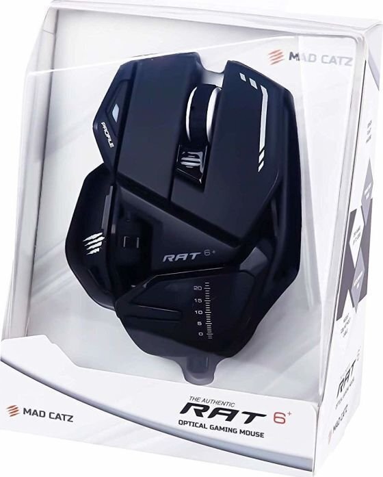 Mad Catz R.A.T. 6+, melns цена и информация | Peles | 220.lv