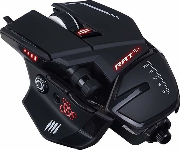 Mad Catz R.A.T. 6+, melns cena un informācija | Peles | 220.lv