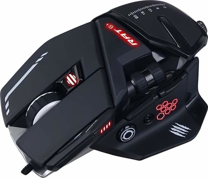 Mad Catz R.A.T. 6+, melns cena un informācija | Peles | 220.lv