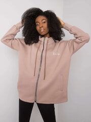 Толстовка RUE PARIS с бежево-черным кардиганом factory-RV-BL-8439.00P-beige-S/M цена и информация | Женские толстовки | 220.lv