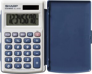 Kalkulators Sharp EL-243S cena un informācija | Kancelejas preces | 220.lv