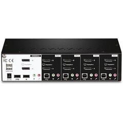 Koncentrators Trendnet TK-440DP DKVM-4U, KVM / audio / USB slēdzis цена и информация | Адаптеры и USB разветвители | 220.lv