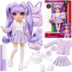 Кукла Rainbow High Junior High Fashion Doll - Violet Willow (Violet) (22 cm) цена и информация | Игрушки для девочек | 220.lv