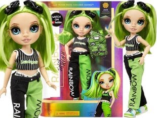 Lelle Rainbow High Junior High Fashion Doll - Jade Hunter (Green) (22 cm) cena un informācija | Rotaļlietas meitenēm | 220.lv