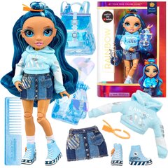 Кукла Rainbow High Junior High Fashion Doll - Skyler Bradshaw (Blue) (22 cm) цена и информация | Игрушки для девочек | 220.lv