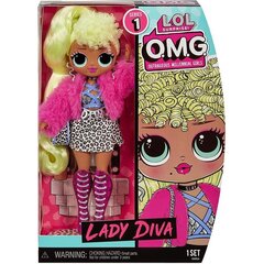 Lelle LOL Surprise! OMG Lady Diva Fashion Doll Series 1 (2021) cena un informācija | Rotaļlietas meitenēm | 220.lv