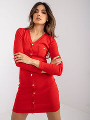 Sieviešu ikdienas kleita, sarkana cena un informācija | Kleitas | 220.lv