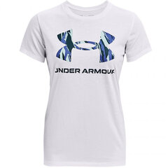 T-krekls sievietēm Under Armour Live Sportstyle Graphic Ssc W 1356305, balts цена и информация | Женские футболки | 220.lv