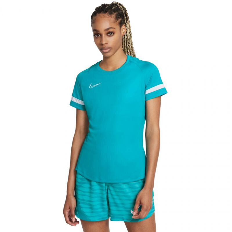 T-krekls sievietēm Nike NK Df Academy 21 Top Ss W CV2627 356, zils цена и информация | T-krekli sievietēm | 220.lv