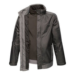 Мужская куртка Regatta Cntrst Shell Jacket M TRW504, черная цена и информация | Regatta Одежда для новорождённых | 220.lv