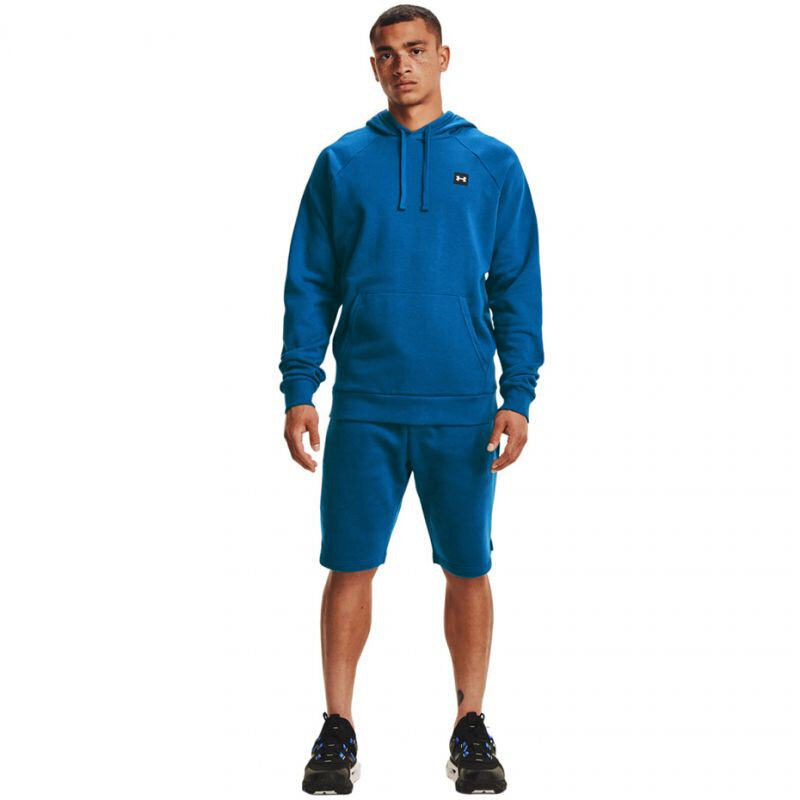 Džemperis vīriešiem Under Armour Rival Fleece PO M 1357092 432, zils цена и информация | Vīriešu jakas | 220.lv