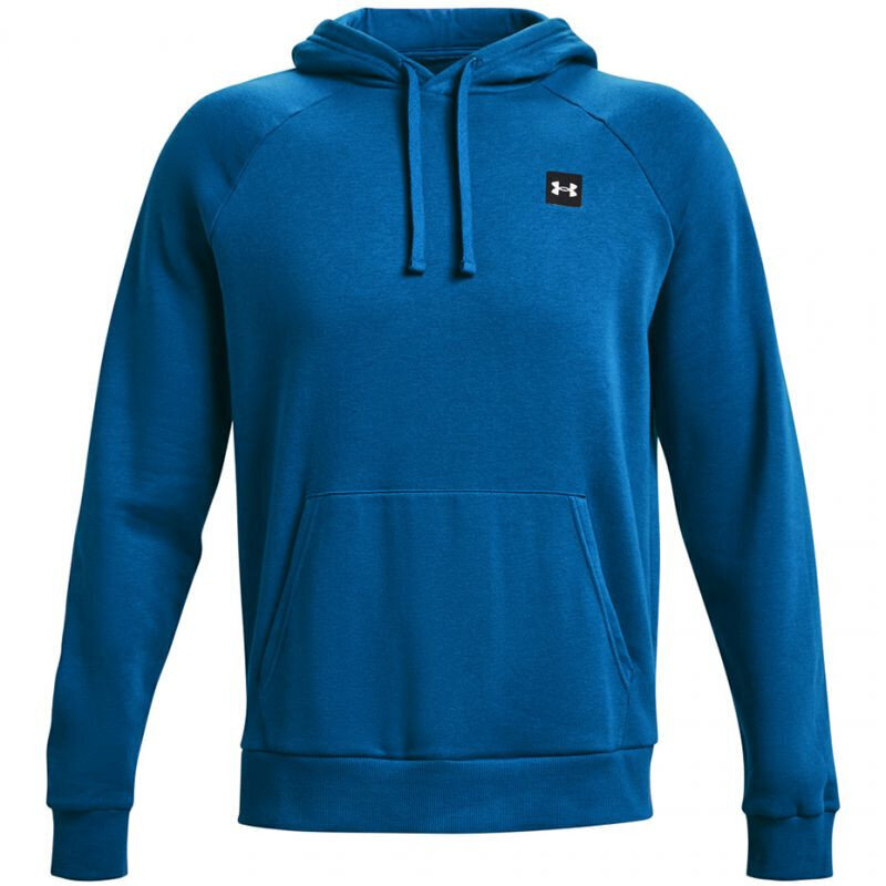 Džemperis vīriešiem Under Armour Rival Fleece PO M 1357092 432, zils cena un informācija | Vīriešu jakas | 220.lv