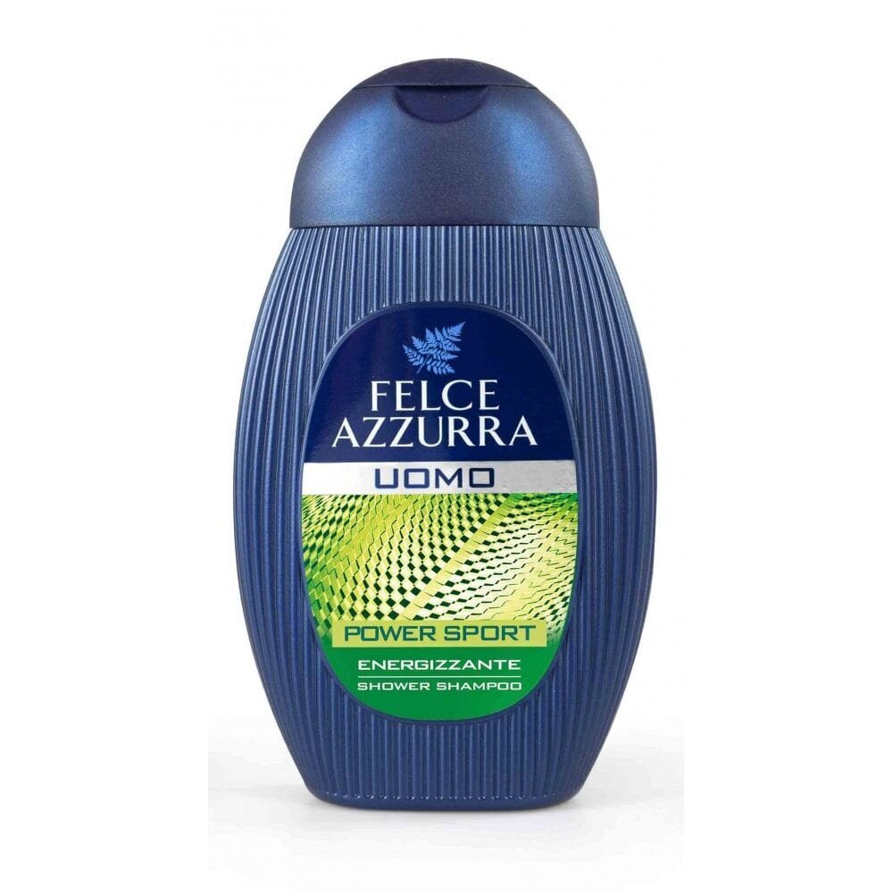 Felce Azzurra dušas želeja un šampūns vīriešiem Power Sport, 250 ml cena un informācija | Dušas želejas, eļļas | 220.lv