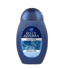 Felce Azzurra dušas želeja un šampūns vīriešiem Fresh Ice, 250 ml cena un informācija | Dušas želejas, eļļas | 220.lv