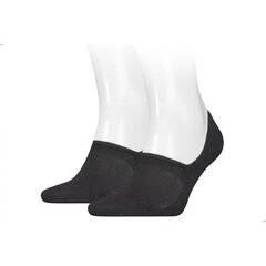 Носки мужские Calvin Klein Footie Hihg Cut 2P 701218709 001, черные цена и информация | Мужские носки | 220.lv