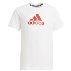 AT krekls zēniem Adidas Badge of Sport Jr GJ6649, balts цена и информация | Рубашки для мальчиков | 220.lv