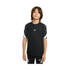 Футболка детская Nike Dri Fit Strike 21 Junior CW5847010, черная цена и информация | Рубашки для мальчиков | 220.lv