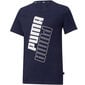 T-krekls bērniem Puma Power Logo Tee Jr 589302 06, zils cena un informācija | Zēnu krekli | 220.lv