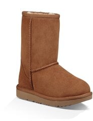 Коричневые сапоги UGG для девочек Classic II цена и информация | Коричневые детские сапоги S&O | 220.lv