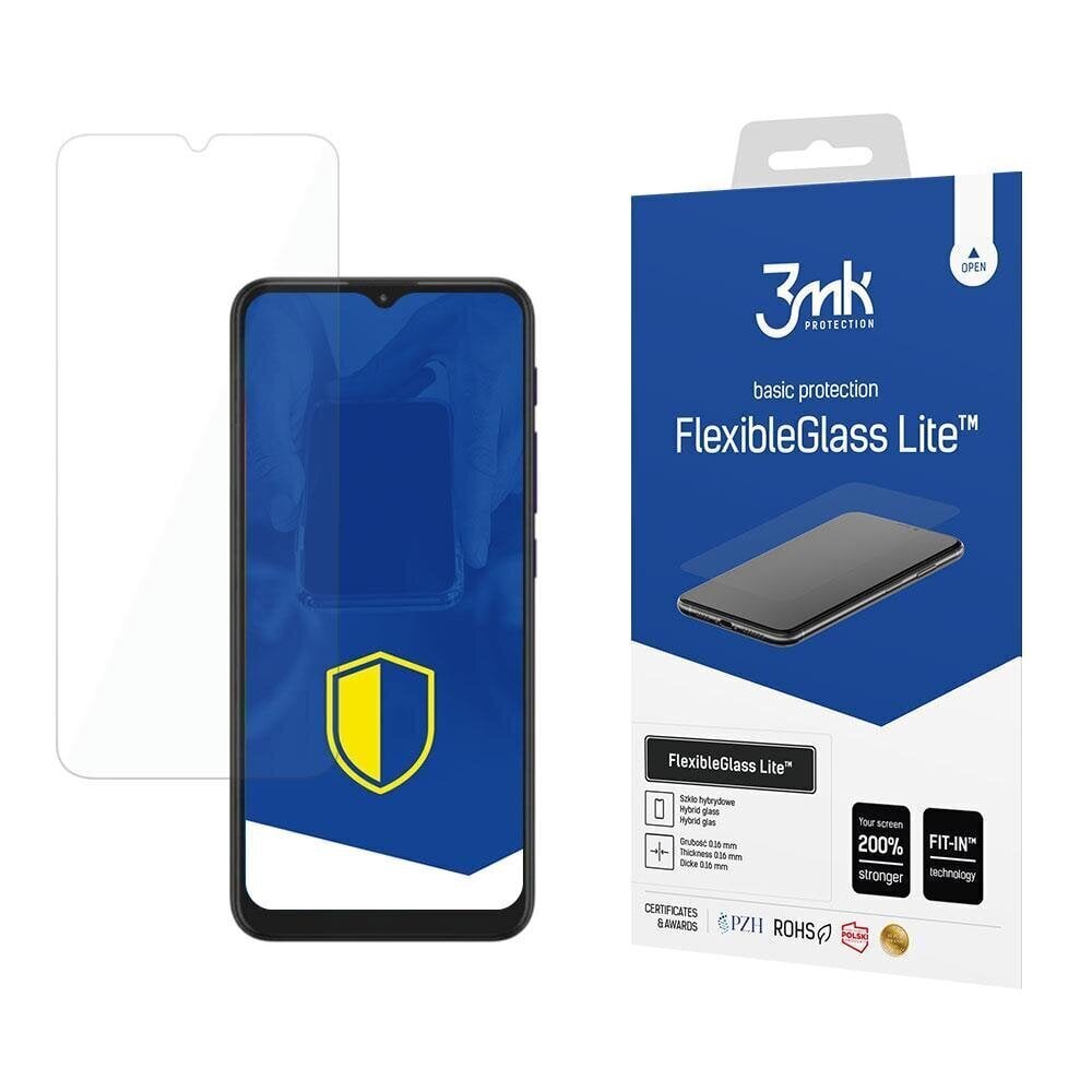 Aizsargstikls 3mk FlexibleGlass Lite, piemērots Motorola Moto E7 Power cena un informācija | Ekrāna aizsargstikli | 220.lv