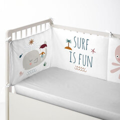 Mazuļa gultas aizsargs Haciendo el Indio Surf (60 x 60 x 60 + 40 cm) cena un informācija | Bērnu drošības preces | 220.lv