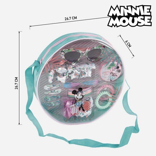 Tualetes Soma Ar Aksesuāriem Minnie Mouse (19 pcs) cena un informācija | Bērnu aksesuāri | 220.lv