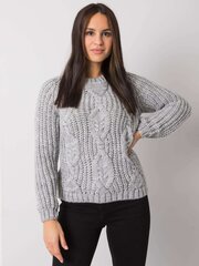 Женский серый классический свитер цена и информация | Женские кофты | 220.lv