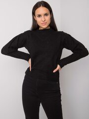 Džemperis sievietēm klasisks, melns cena un informācija | Sieviešu džemperi | 220.lv