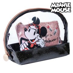 Tualetes soma Minnie Mouse Melns (2 pcs) cena un informācija | Koferi, ceļojumu somas | 220.lv